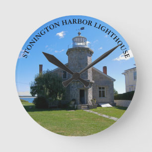 Phare de Stonington Harbour, horloge CT ronde à mu