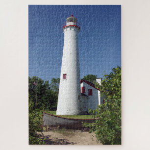 Phare de Sturgeon Point avec puzzle bateau