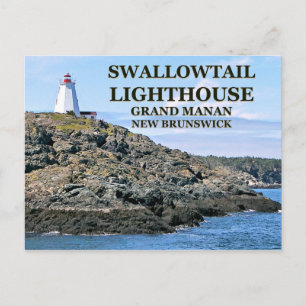 Phare de Swallowtail, Grand Manan N.B. Carte posta
