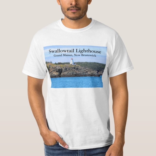 Phare de Swallowtail, Grand Manan, N.B. T-Shirt (Devant)