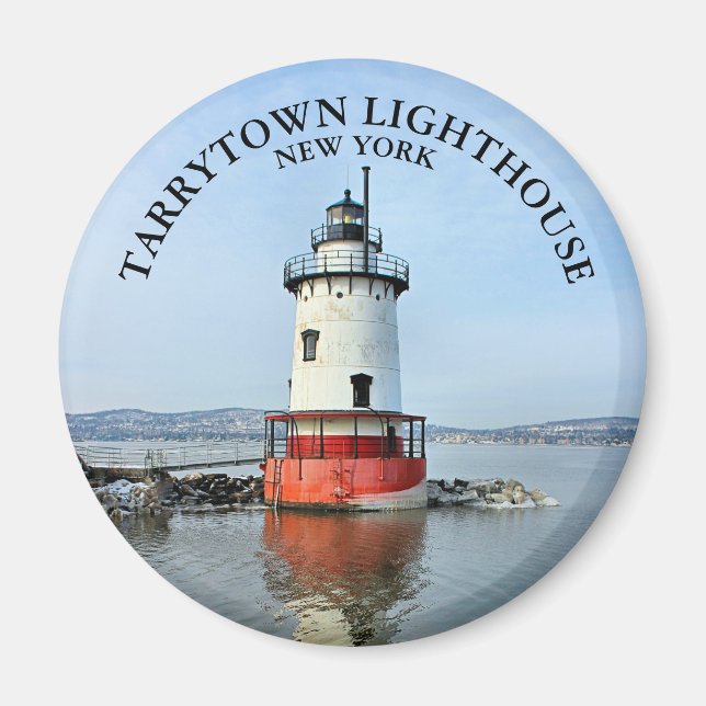 Phare de Tarrytown, New York, Magnet rond (Devant)