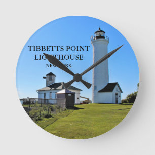Phare de Tibbetts Point, horloge ronde de New York