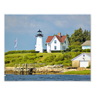 Phare de Warwick Neck, Rhode Island Photo Print