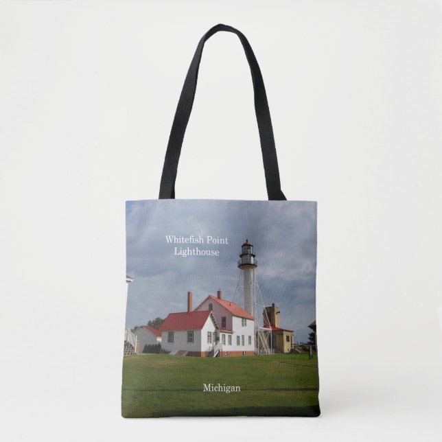 Phare de Whitefish Point sur tout le sac fourre-to (Devant)