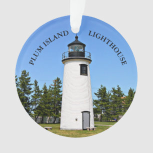 Phare d'île de prune, ornement du Massachusetts