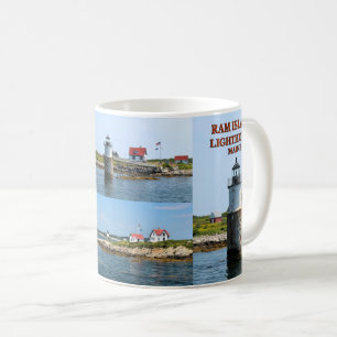 Phare d'île de RAM, tasse du Maine de port de