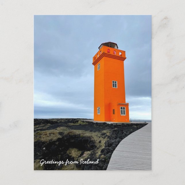 Phare d'Islande - Carte postale (Devant)