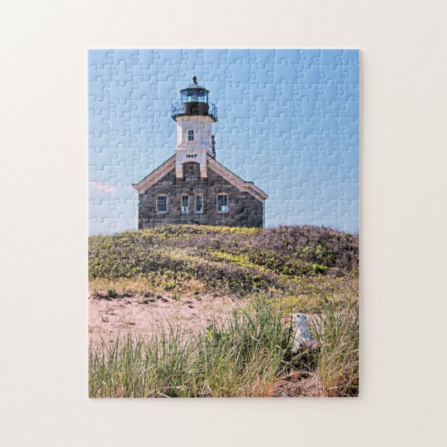 Phare du Nord, Block Island RI Puzzle (Vertical)