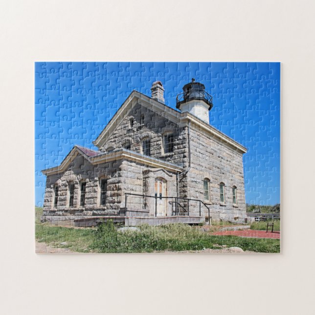 Phare du nord, puzzle de l'Île de Block RI (Horizontal)