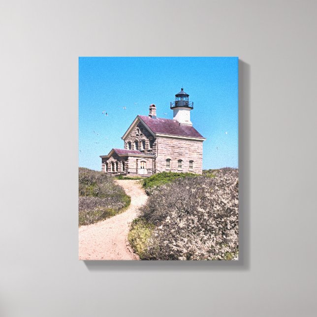 Phare du Nord, toile enveloppée de Block Island (Recto)