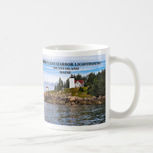 Phare du port du manteau brûlé, Maine Mug