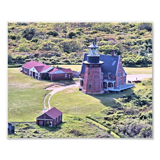 Phare du Sud-Est, Block Island RI Photo Print (Devant)