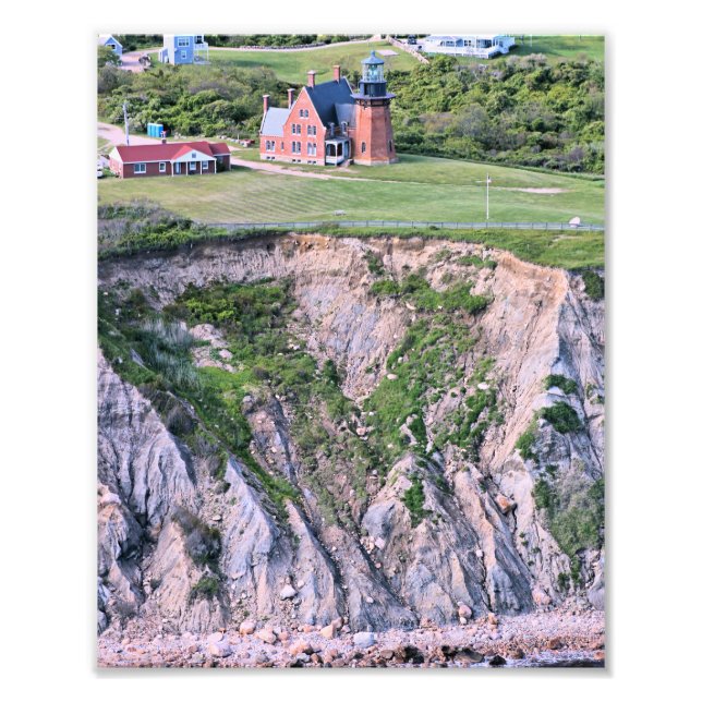 Phare du Sud-Est, Block Island RI Photo Print (Devant)