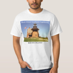 Phare du sud-est d'Île de Block, T-shirt de RI