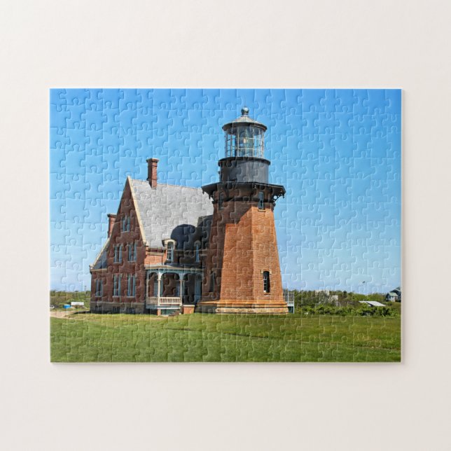 Phare du sud-est, puzzle de l'Île de Block RI (Horizontal)