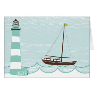Phare et bateau à voile nautiques toute la voitur