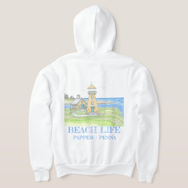 Phare Jaune Sweat - shirt à capuche zippé (Couchage Retour)