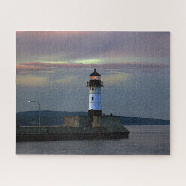 Phare, Lac Supérieur Jigsaw Puzzle (Horizontal)