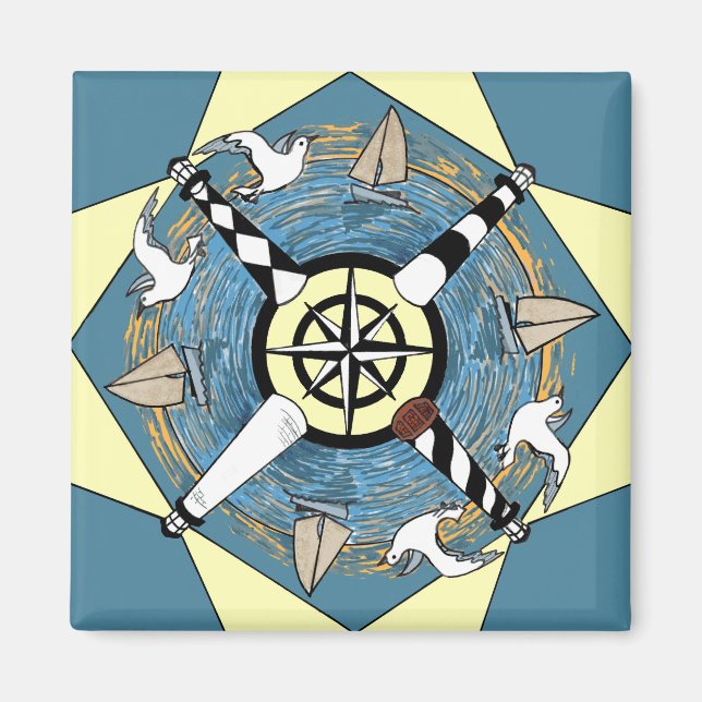 Phare NC - aimant (Devant)