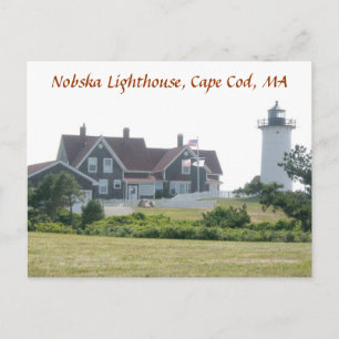 Phare Nobska, Cape Cod, MA Carte Postale #1