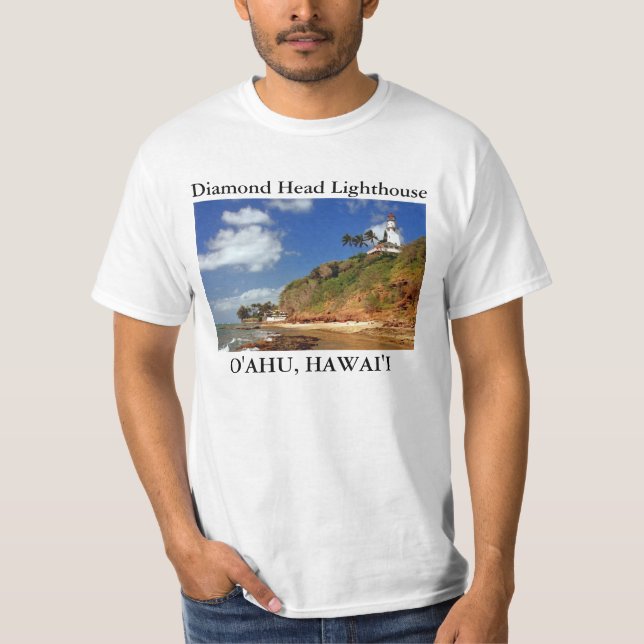 Phare principal de diamant, O'ahu, T-shirt de (Devant)