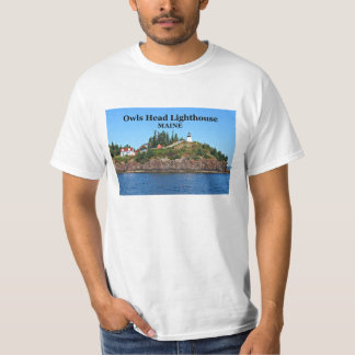 Phare principal de hiboux, T-shirt du Maine