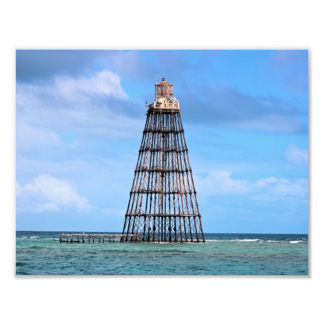 Phare Sand Key, Floride Photo Print (Devant)