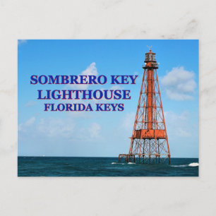 Phare Sombrero Key, Floride Carte postale