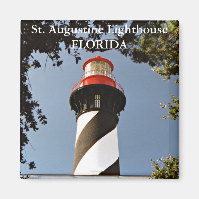 Phare St Augustine, Floride Magnet (Devant)