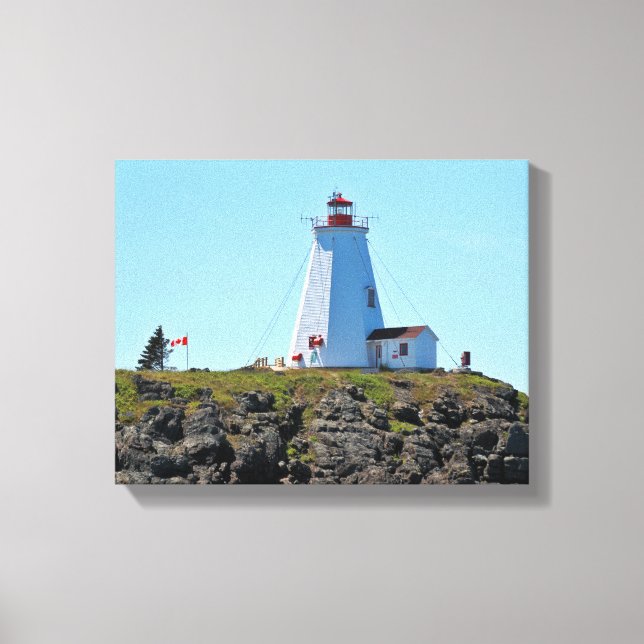 Phare Swallowtail Grand Manan Toile Encadrée (Recto)