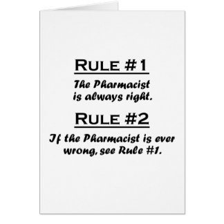 Pharmacien de règle