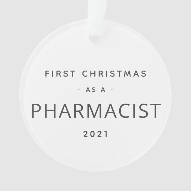Pharmacien Premier Noël Fête de Noël (devant)