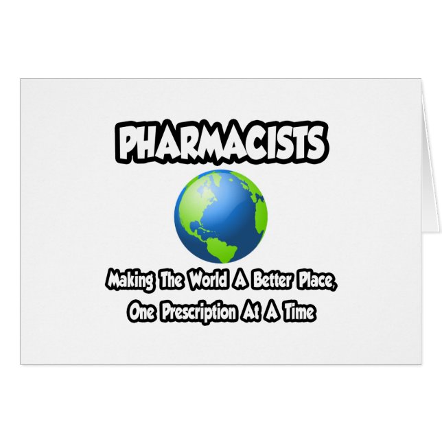 Pharmaciens...Faire du monde un endroit meilleur (Devant horizontal)