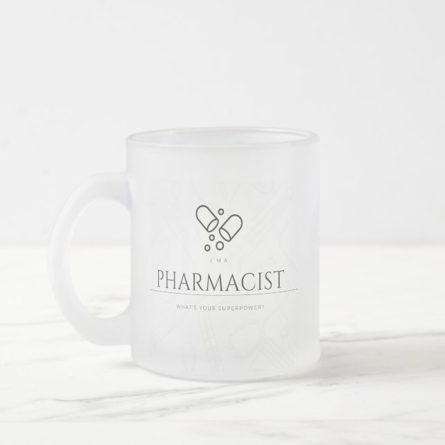 Pharmacist Mug – Wear Your Superpower (Gauche)