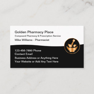 Pharmacy Classy Pharmacy Pharmist Cartes de visite