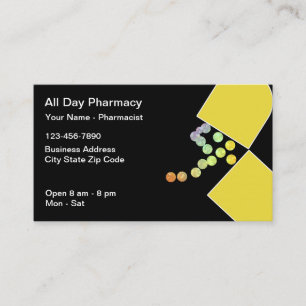Pharmacy moderne Pharmacy Pharmist Thème Cartes de
