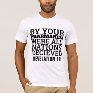 PHARMAKEIA, VACCIN, MARQUE DE LA BÊTE, T-SHIRTS