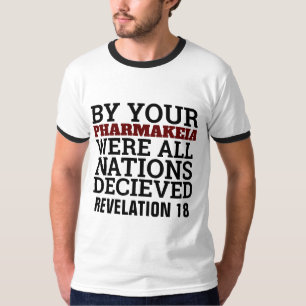 PHARMAKEIA, VACCIN, MARQUE DE LA BÊTE, T-SHIRTS