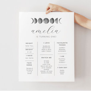 Phases de la lune Poster du jalon