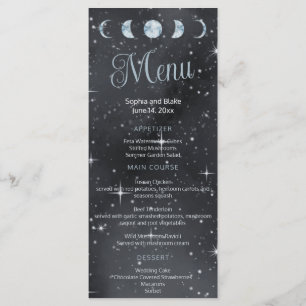 Phases de la nuit Mariage plat menu