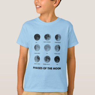 Phases du T-shirt de la lune