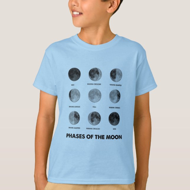 Phases du T-shirt de la lune (Devant)