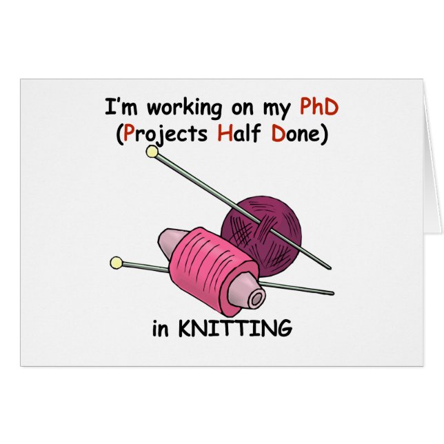 PhD dans le tricot (Devant horizontal)