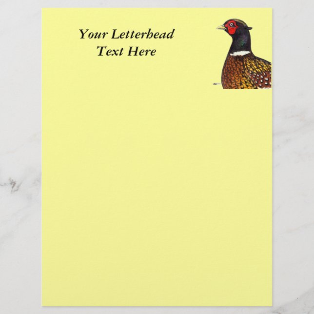 Pheasant : Tête de Ringneck (Devant)
