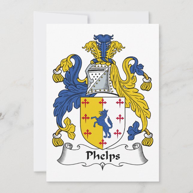 Phelps Family Crest (Devant)