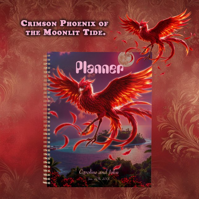 Phénix cramoisi de la marée au clair de lune. (Créateur téléchargé)