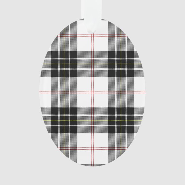 Pherson tartan noir blanc plaid (devant)