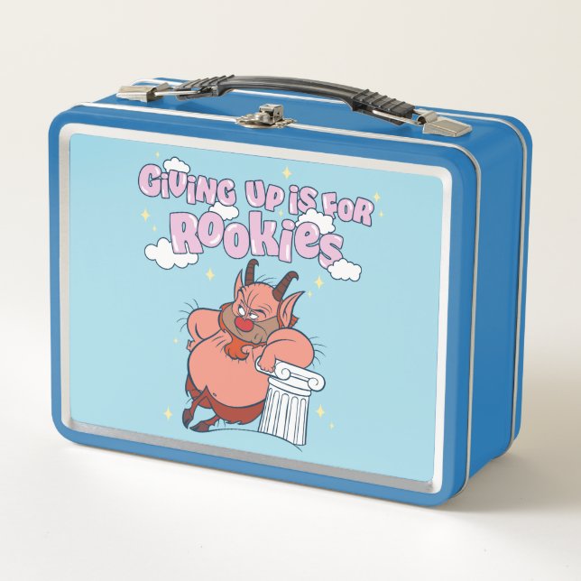 Phil - Giving Up is for Rookies Metal Lunch Box (Devant)