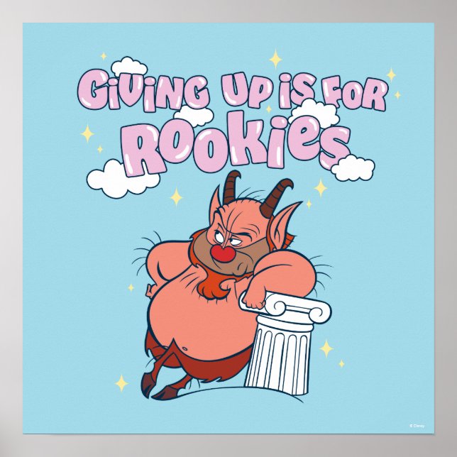 Phil - Giving Up is for Rookies Poster (Devant)