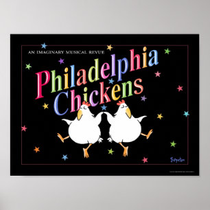 PHILADELPHIA CHICKENS poster par Sandra Boynton